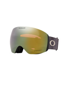 Oakley flight deck L grey smoke prizm sage gold iridium maschera