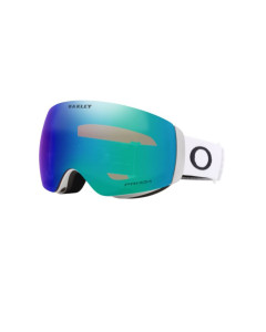 Oakley flight deck M matte white prizm argon iridium maschera