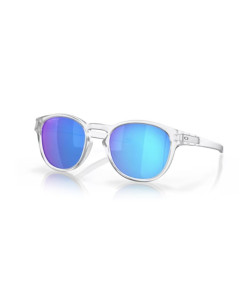 Oakley latch matte clear prizm sapphire polarized