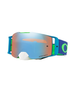 Oakley front line mx flo green blue prizm mx sapphire iridium