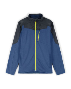 Spyder leader graphene full zip fleece jacket abyss citron 2023