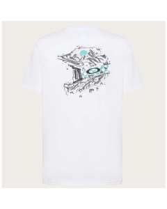 Oakley finish line crew tee white