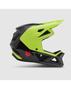 Fox racing rampage barge helmet fluorescent yellow casco integrale mtb