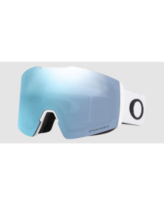 Oakley fall line L matte white prizm snow sapphire iridium maschera