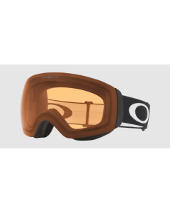 Oakley flight deck M matte black prizm persimmon snow maschera