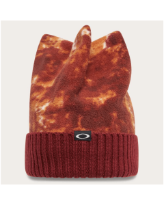 Oakley crown beanie oxidation print red cappellino