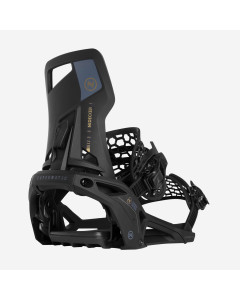 Nidecker supermatic binding black attacchi snowboard veloci