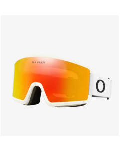 Oakley target line l matte white fire iridium