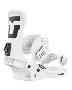 Union bindings force classic team white attacchi snowboard