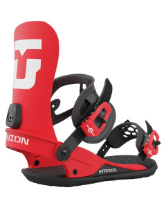 Union bindings strata red attacchi snowboard 2024